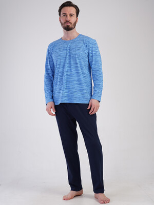 Купить Бавовняний домашній костюм з довгим рукавом VIENETTA MAN 5020563878 в Украина в Lingerie.ua - Одяг для дому та відпочинку, Фото 7