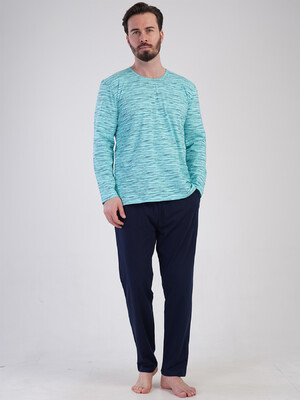 Купить Бавовняний домашній костюм з довгим рукавом VIENETTA MAN 5020563878 в Украина в Lingerie.ua - Одяг для дому та відпочинку, Фото 8