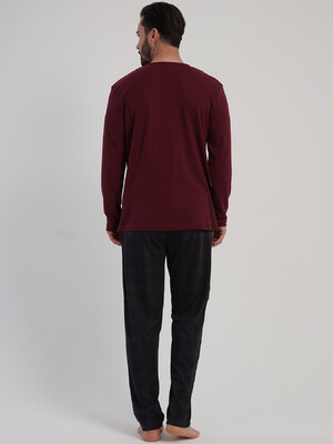 Купить Хлопковый домашний костюм с длинным рукавом VIENETTA MAN 5031114095 в Украина в Lingerie.ua - Одяг для дому та відпочинку, Фото 4