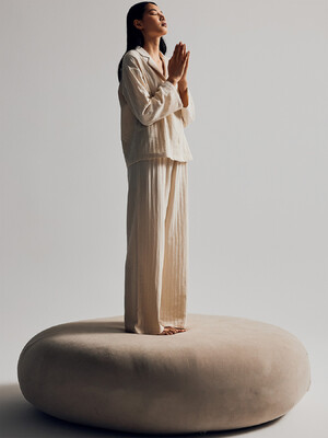 Купить Бавовняна класична піжама жіноча з довгим рукавом HAYS 62229 в Украина в Lingerie.ua - Одяг для дому та відпочинку, Фото 5