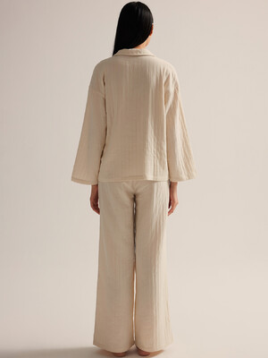 Купить Бавовняна класична піжама жіноча з довгим рукавом HAYS 62229 в Украина в Lingerie.ua - Одяг для дому та відпочинку, Фото 7