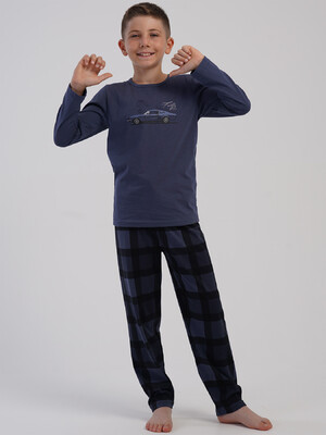 Купить Бавовняний домашній комплект для підлітків для хлопчика VIENETTA KIDS 5031840826 в Украина в Lingerie.ua - Одяг для дому та відпочинку, Фото 3