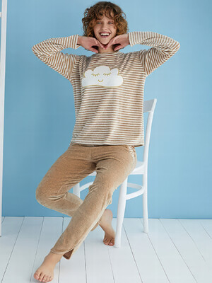 Купить Велюровый домашний костюм с брюками SEVIM 13382 в Украина в Lingerie.ua - Одяг для дому та відпочинку, Фото 2