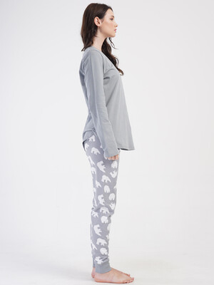 Купить Байковый домашний комплект большого размера VIENETTA 4030361677 в Украина в Lingerie.ua - Одяг для дому та відпочинку, Фото 4