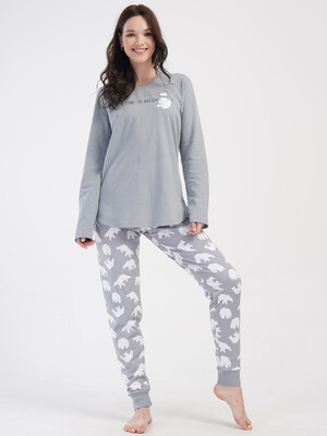 Купить Байковый домашний комплект большого размера VIENETTA 4030361677 в Украина в Lingerie.ua - Одяг для дому та відпочинку, Фото 5