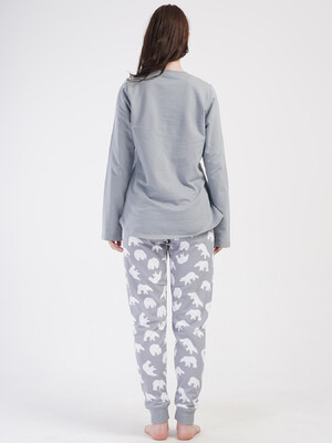 Купить Байковый домашний комплект большого размера VIENETTA 4030361677 в Украина в Lingerie.ua - Одяг для дому та відпочинку, Фото 6