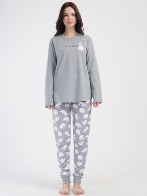 Купить Байковый домашний комплект большого размера VIENETTA 4030361677 в Украина в Lingerie.ua - Одяг для дому та відпочинку, Фото 7