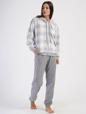 Флісовий теплий костюм з капюшоном VIENETTA 4030700299