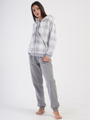 Купить Флисовый теплый костюм с капюшоном VIENETTA 4030700299 в Украина в Lingerie.ua - Одяг для дому та відпочинку, Фото 3