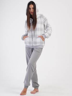 Купить Флисовый теплый костюм с капюшоном VIENETTA 4030700299 в Украина в Lingerie.ua - Одяг для дому та відпочинку, Фото 5