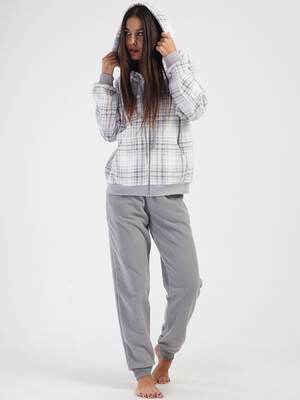 Купить Флисовый теплый костюм с капюшоном VIENETTA 4030700299 в Украина в Lingerie.ua - Одяг для дому та відпочинку, Фото 6