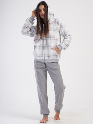 Купить Флисовый теплый костюм с капюшоном VIENETTA 4030700299 в Украина в Lingerie.ua - Одяг для дому та відпочинку, Фото 7