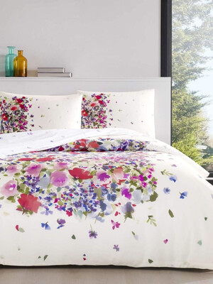 Купить Комплект постільної білизни двоспальний TAC Holmes (ранфорс) в Украина