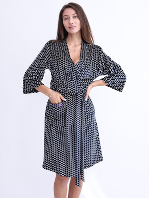 Купить Велюровий халат кімоно великого розміру LINGERIE 170746-П в Украина в Lingerie.ua - Одяг для дому та відпочинку, Фото 5