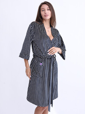 Купить Велюровий халат кімоно великого розміру LINGERIE 170746-П в Украина в Lingerie.ua - Одяг для дому та відпочинку, Фото 6