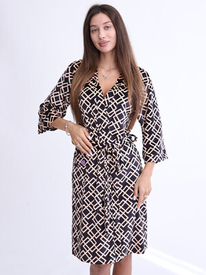 Купить Велюровий халат кімоно великого розміру LINGERIE 170746-П в Украина в Lingerie.ua - Одяг для дому та відпочинку, Фото 7