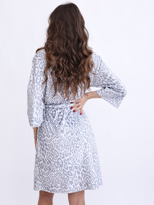 Купить Велюровый халат кимоно принт 170746-П в Украина в Lingerie.ua - Одяг для дому та відпочинку, Фото 6