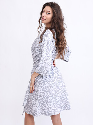 Купить Велюровый халат кимоно принт 170746-П в Украина в Lingerie.ua - Одяг для дому та відпочинку, Фото 3