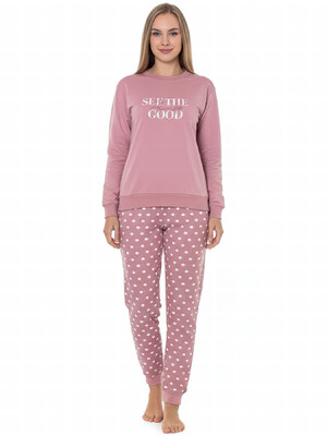 Купить Трикотажный домашний комплект с длинным рукавом GUAVA 4445 в Украина
