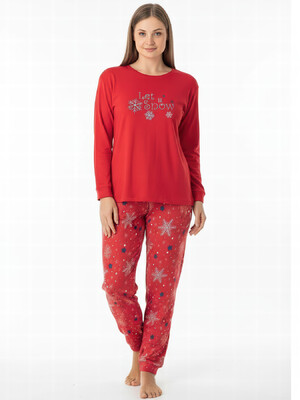 Купить Домашний комплект большого размера с длинным рукавом GUAVA 4536 в Украина