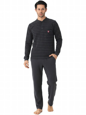 Купить Домашний мужской комплект с длинным рукавом GUAVA 3347 в Украина