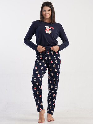 Купить Бавовняний домашній комплект з довгим рукавом VIENETTA 5030598389 в Украина в Lingerie.ua - Одяг для дому та відпочинку, Фото 4