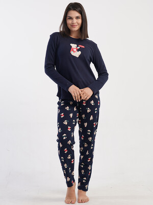 Купить Бавовняний домашній комплект з довгим рукавом VIENETTA 5030598389 в Украина в Lingerie.ua - Одяг для дому та відпочинку, Фото 5