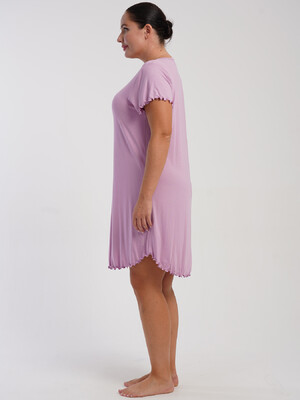 Купить Бавовняна нічна сорочка з коротким рукавом VIENETTA 5080080000 в Украина в Lingerie.ua - Одяг для дому та відпочинку, Фото 4