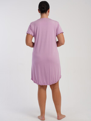 Купить Бавовняна нічна сорочка з коротким рукавом VIENETTA 5080080000 в Украина в Lingerie.ua - Одяг для дому та відпочинку, Фото 6