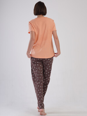 Купить Бавовняний комплект великого розміру з брюками VIENETTA 4081764906 в Украина в Lingerie.ua - Одяг для дому та відпочинку, Фото 3