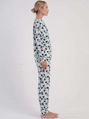 Купить Бавовняний домашній комплект з довгим рукавом VIENETTA 5033663846 в Украина в Lingerie.ua - Одяг для дому та відпочинку, Фото 4