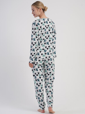 Купить Бавовняний домашній комплект з довгим рукавом VIENETTA 5033663846 в Украина в Lingerie.ua - Одяг для дому та відпочинку, Фото 8