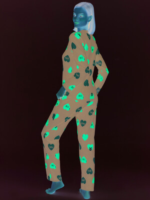 Купить Бавовняний домашній комплект з довгим рукавом SEVIM 17141 в Украина в Lingerie.ua - Одяг для дому та відпочинку, Фото 3