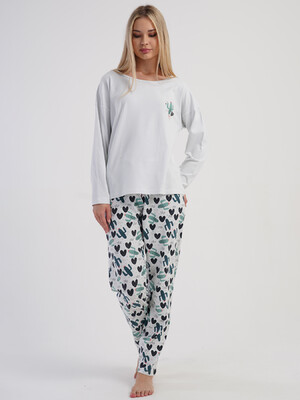 Купить Хлопковый домашний комплект с длинным рукавом VIENETTA 5033653846 в Украина