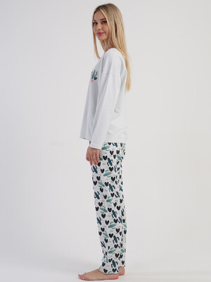 Купить Хлопковый домашний комплект с длинным рукавом VIENETTA 5033653846 в Украина в Lingerie.ua - Одяг для дому та відпочинку, Фото 2