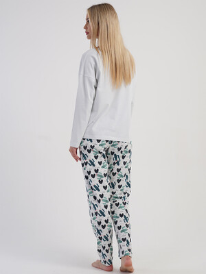 Купить Хлопковый домашний комплект с длинным рукавом VIENETTA 5033653846 в Украина в Lingerie.ua - Одяг для дому та відпочинку, Фото 4