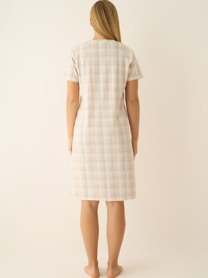 Купить Бавовняна туніка з коротким рукавом SEVIM 14291 в Украина в Lingerie.ua - Одяг для дому та відпочинку, Фото 2