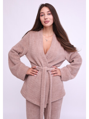 Купить Теплый шерстяной костюм из кардигана и брюк LINGERIE 170819-О в Украина в Lingerie.ua - Одяг для дому та відпочинку, Фото 9