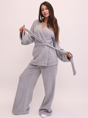 Купить Теплый шерстяной костюм из кардигана и брюк LINGERIE 170819-О в Украина в Lingerie.ua - Одяг для дому та відпочинку, Фото 6