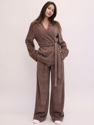 Купить Теплый шерстяной костюм из кардигана и брюк LINGERIE 170819-О в Украина в Lingerie.ua - Одяг для дому та відпочинку, Фото 3