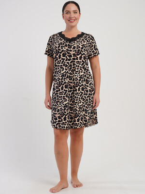 Купить Нічна сорочка великого розміру з коротким рукавом VIENETTA 5080320757 в Украина