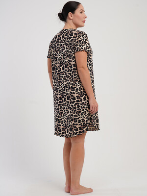 Купить Нічна сорочка великого розміру з коротким рукавом VIENETTA 5080320757 в Украина в Lingerie.ua - Одяг для дому та відпочинку, Фото 4