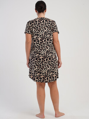 Купить Нічна сорочка великого розміру з коротким рукавом VIENETTA 5080320757 в Украина в Lingerie.ua - Одяг для дому та відпочинку, Фото 5