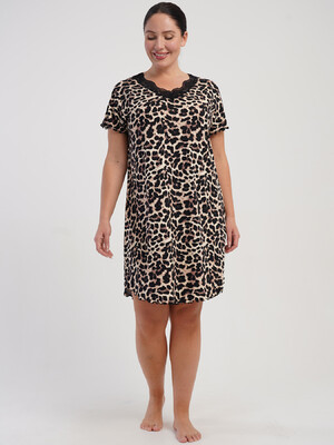 Купить Нічна сорочка великого розміру з коротким рукавом VIENETTA 5080320757 в Украина в Lingerie.ua - Одяг для дому та відпочинку, Фото 6