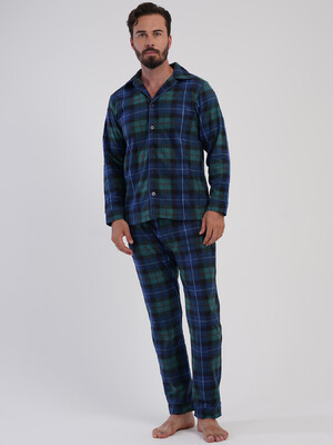 Купить Флисовая классическая пижама с длинным рукавом VIENETTA MAN 1618371134 в Украина в Lingerie.ua - Одяг для дому та відпочинку, Фото 3