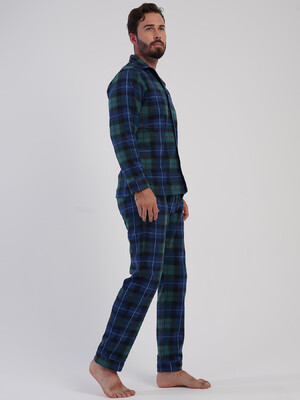 Купить Флисовая классическая пижама с длинным рукавом VIENETTA MAN 1618371134 в Украина в Lingerie.ua - Одяг для дому та відпочинку, Фото 5