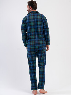 Купить Флисовая классическая пижама с длинным рукавом VIENETTA MAN 1618371134 в Украина в Lingerie.ua - Одяг для дому та відпочинку, Фото 6