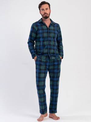 Купить Флисовая классическая пижама с длинным рукавом VIENETTA MAN 1618371134 в Украина в Lingerie.ua - Одяг для дому та відпочинку, Фото 7