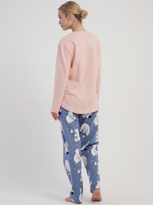 Купить Байковий домашній комплект із довгим рукавом VIENETTA 5040471122 в Украина в Lingerie.ua - Одяг для дому та відпочинку, Фото 4