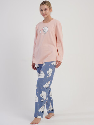 Купить Байковий домашній комплект із довгим рукавом VIENETTA 5040471122 в Украина в Lingerie.ua - Одяг для дому та відпочинку, Фото 5